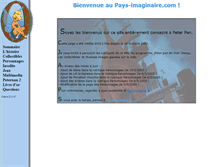 Tablet Screenshot of pays-imaginaire.com